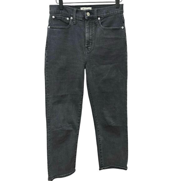 Madewell Classic Straight Jeans Size 26 Black - Picture 1 of 11